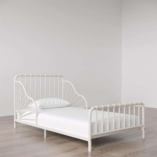 slide 2 of 23, Little Seeds Quinn Whimsical Metal Toddler Bed