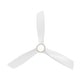 preview thumbnail 28 of 26, Zephyr Indoor and Outdoor 3-Blade Smart Ceiling Fan 52in with 3000K LED Light Kit and Remote Control with Wall Cradle