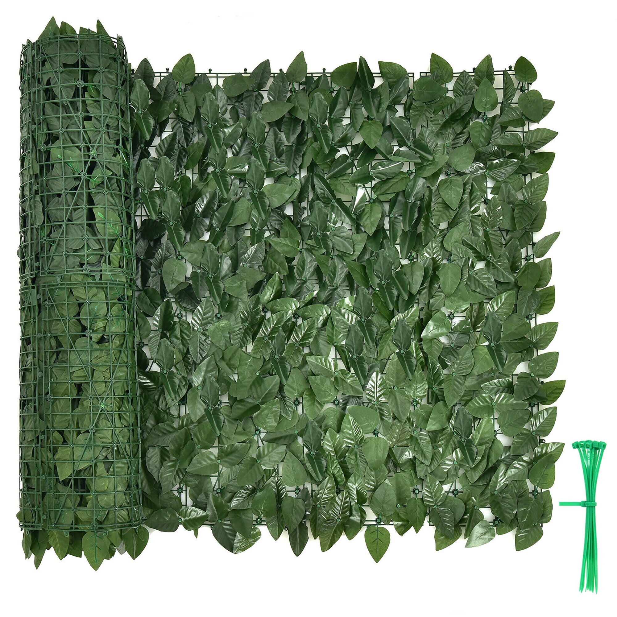 Outsunny 118 x 39 Artificial Privacy Fence Screen Faux Hedge