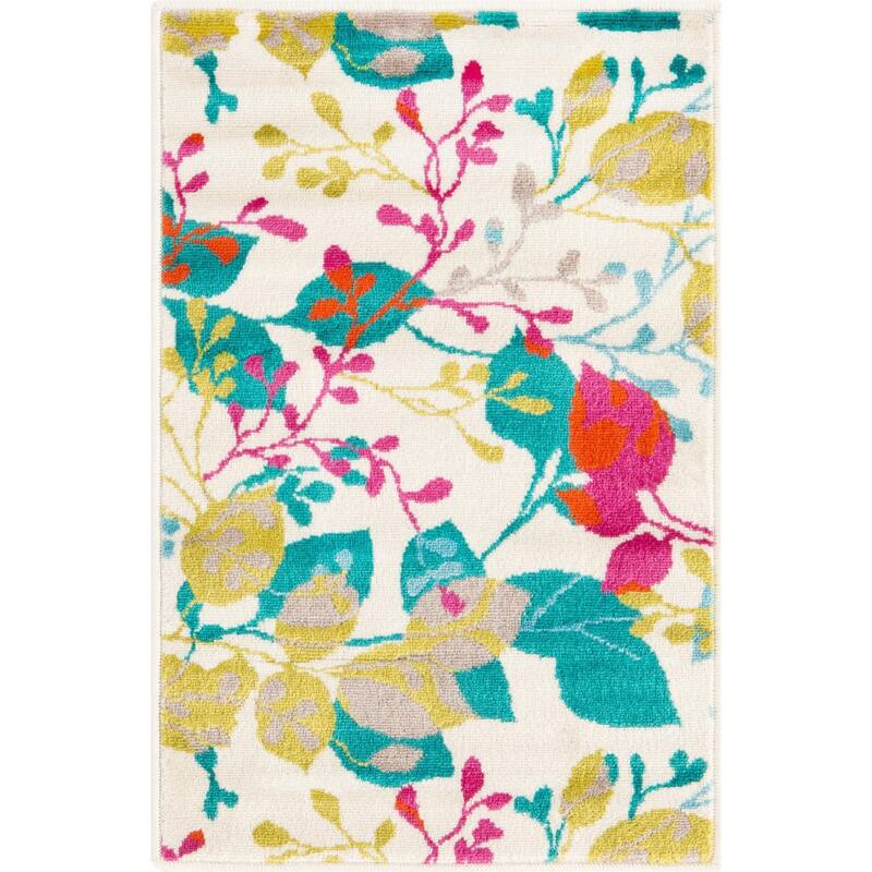 Contemporary Chorisia Collection Area Rug