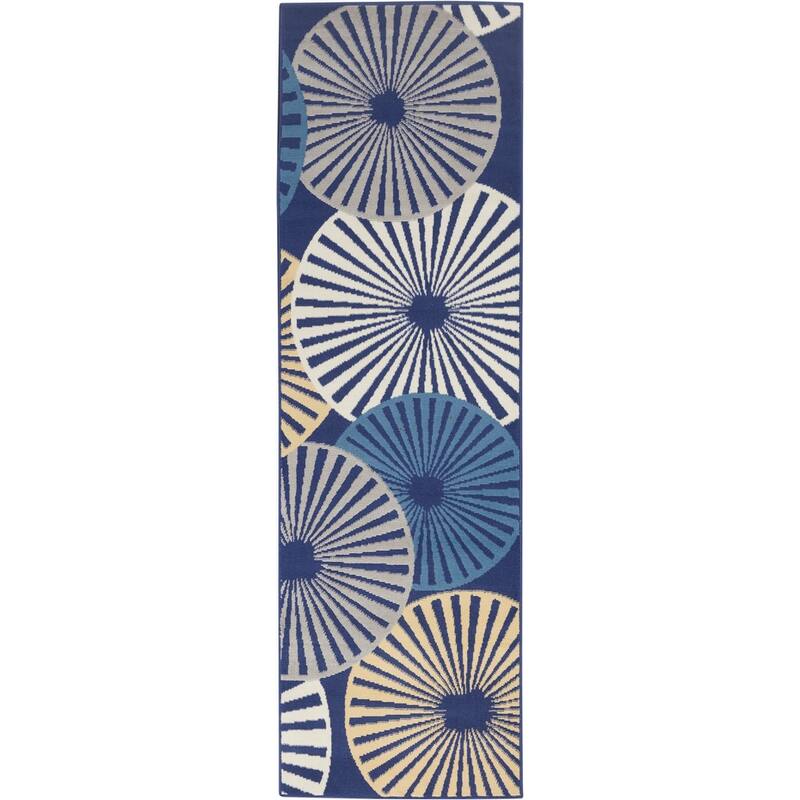 Nourison Grafix Modern Geometric Area Rug