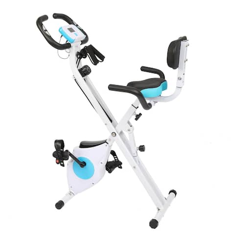 Folding Exercise Bike, Indoor Cycling Bike for Home Gym Use