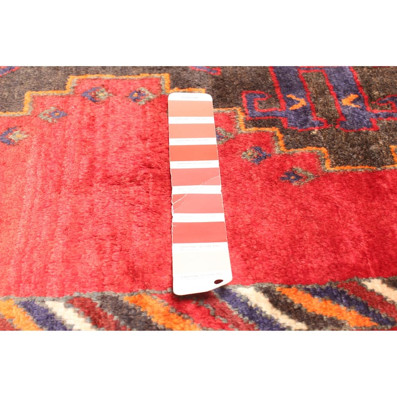 ECARPETGALLERY Hand-knotted Melis Vintage Red Wool Rug - 3'5 x 5'0