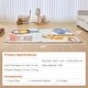 preview thumbnail 9 of 8, Multi Color Foam Foldable Baby Play Crawling Mat with Raised Letters and Anti-Slip Texture - 71” L x 55” W