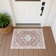 preview thumbnail 65 of 101, Machine Washable Indoor/ Outdoor Traditional Mankato Chantille Rug Paprika - 1'8" x 2'6"