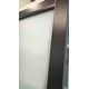 preview thumbnail 3 of 4, Sturdy Double Barn Door Frosted Glass / Planum 2102 Black Matte
