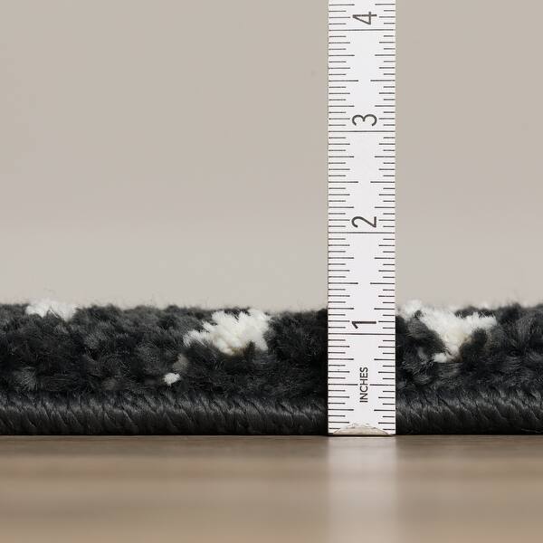 dimension image slide 3 of 4, Addison Rugs Lauren Geometric Charcoal 1'6" x 2'5" Accent Rug