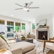 preview thumbnail 3 of 9, Vaczon 52" Modern Brushed Nickel 5-blade Flush Mount Smart Ceiling Fan with Light and App Control