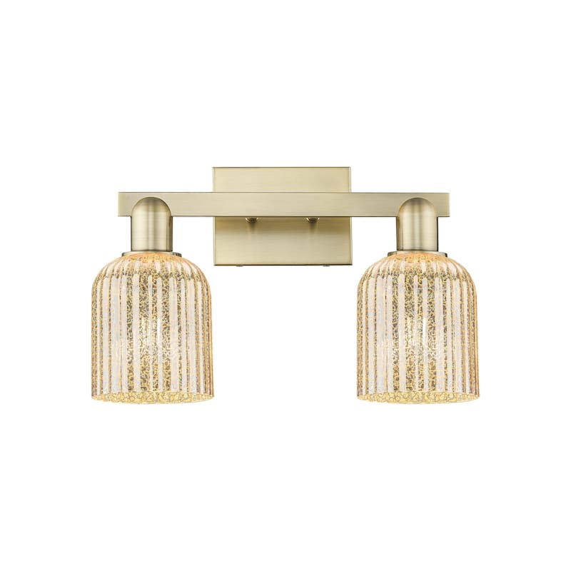 Innovations Lighting Downtown Urban - Bridal Veil - 2 Light 16" Bath Vanity Ligh