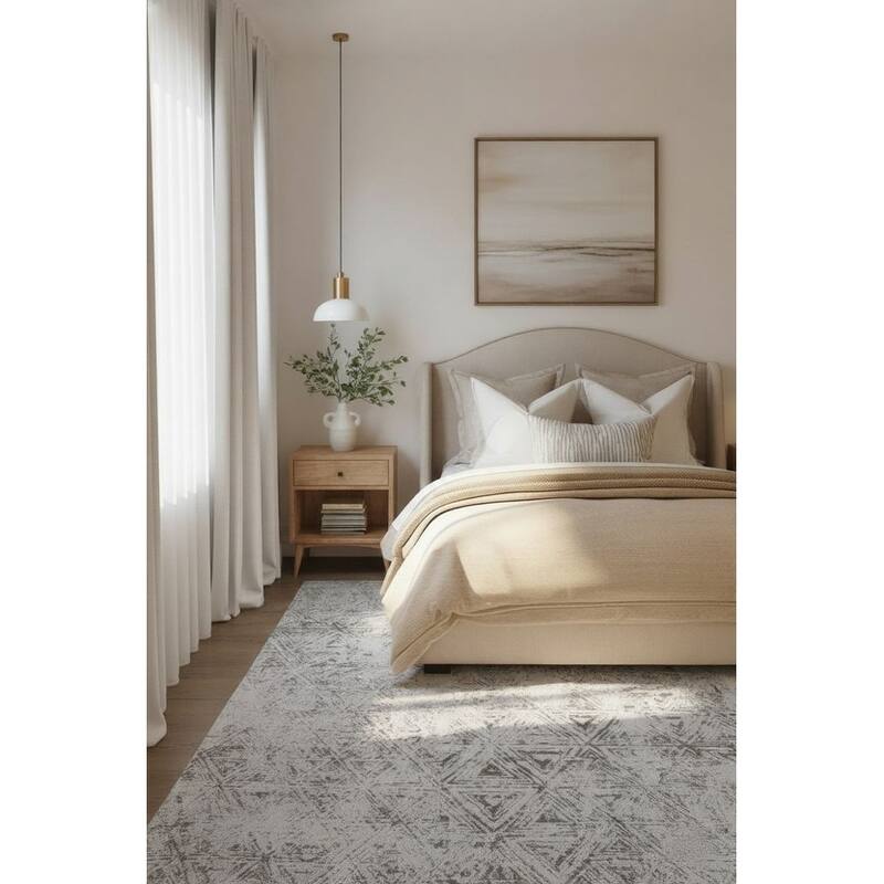 Rug Branch Cadence Abstract Indoor Area Rug, Brown Beige