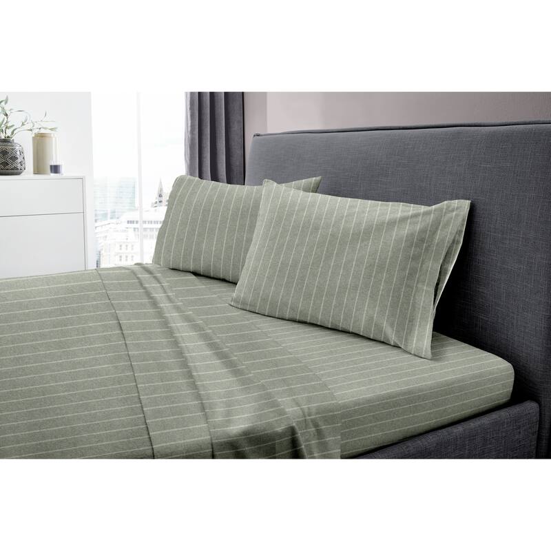 Dormisette Luxury German Flannel 6-Ounce Cotton Bed Sheet Set