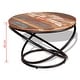 preview thumbnail 9 of 7, vidaXL Coffee Table Solid Reclaimed Wood 23.6"x23.6"x15.7"