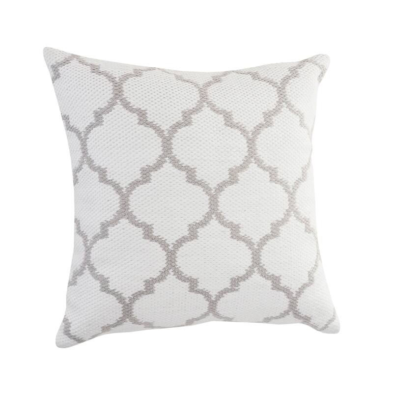 Sevita Geometric Lattice Indoor/Outdoor Throw Pillow