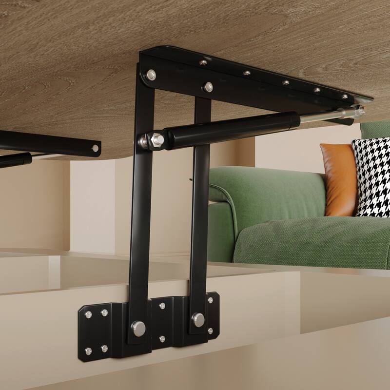 Lift Top Coffee Table with Hidden Storage for Living Room