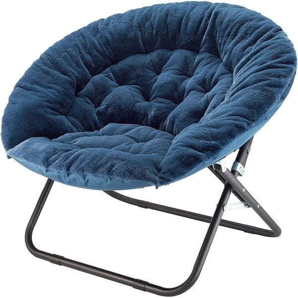 slide 2 of 27, Urban Lifestyle Oversized Saucer Chair Blue