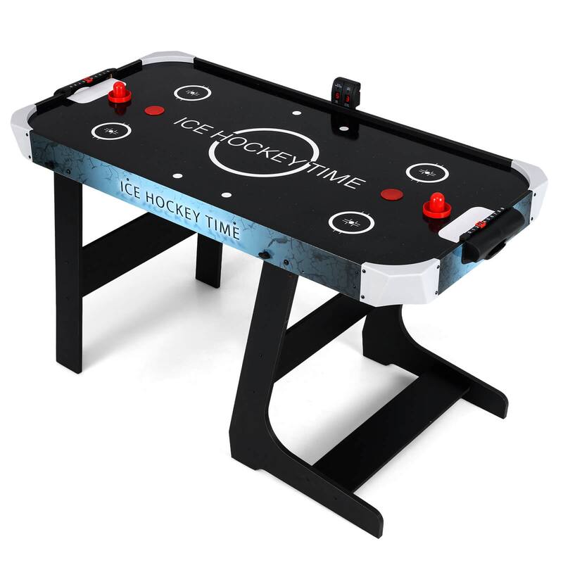 Costway Foldable Air Hockey Table for Kids & Adults with Digital LED - See Details