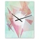 preview thumbnail 12 of 12, Designart 'Vintage Triangular' Oversized Farmhouse Wall CLock