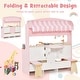 preview thumbnail 6 of 9, Costway 2 in 1 Kids Play Kitchen & Restaurant Double-Sided Pretend - See Details