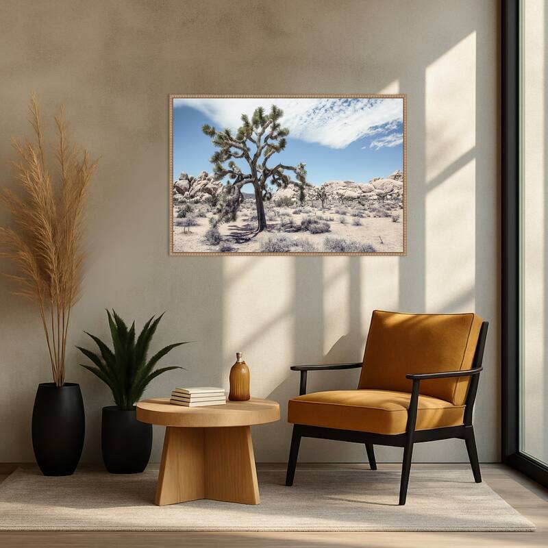 Yucca by Shot by Clint Framed Canvas Wall Art Print