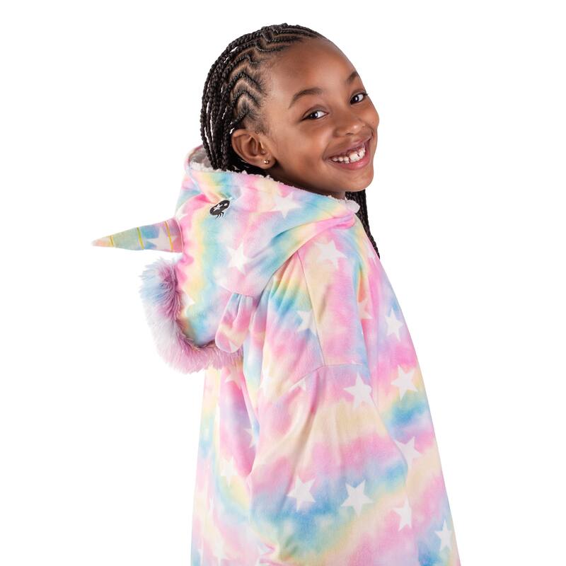 Bare Homey B-Cozy Oversized Sherpa Wearable Blanket