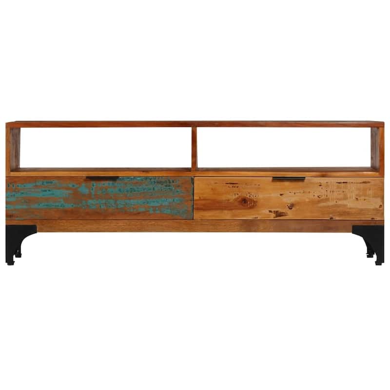 vidaXL TV Stand 46.5"x13.8"x17.7" Solid Wood Reclaimed