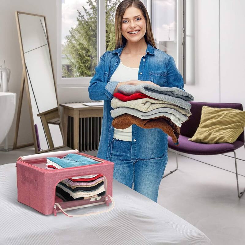 Storage Box With Window Small - 2 Pack