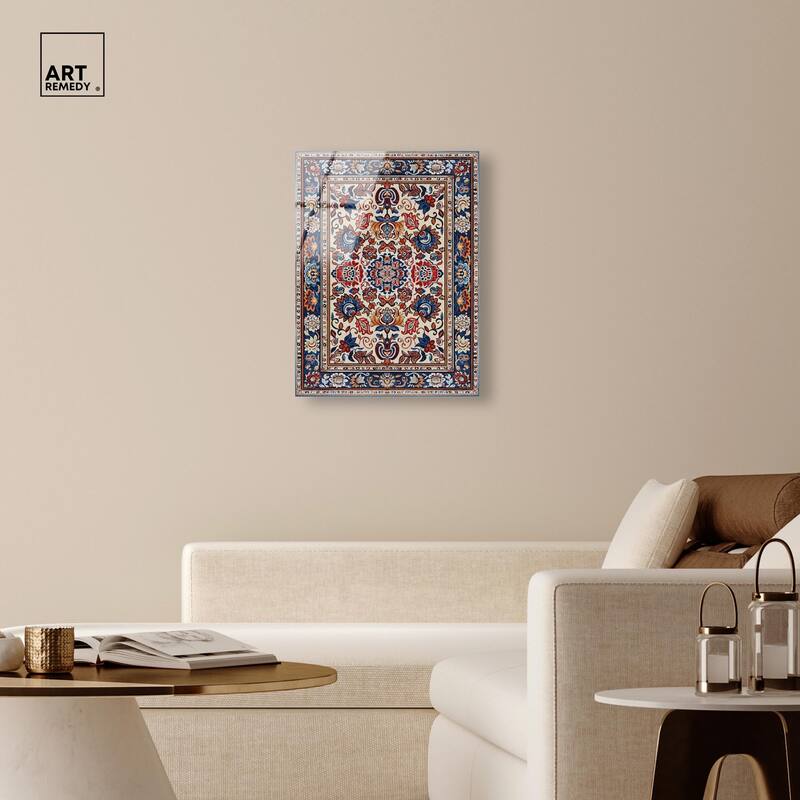 Morrocan Garden Acrylic by Art Remedy, Ready to Hang