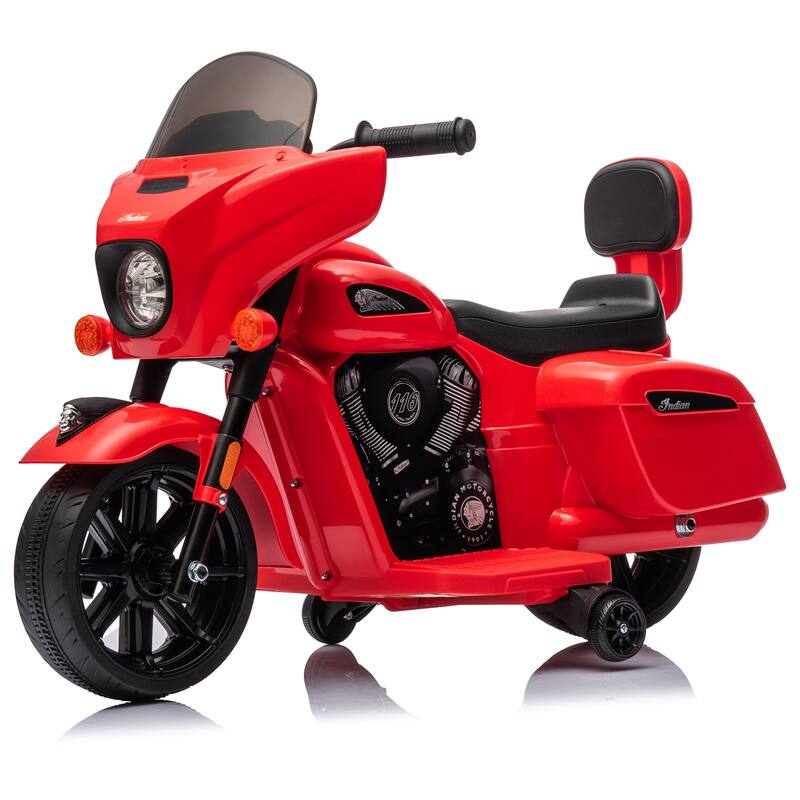 Kids Electric Dirt Bike, Ride On Motorcycle for Kids Best Gift - Red