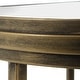 preview thumbnail 5 of 4, Porch & Den Iron and Glass Nesting Tables by David Frisch (Set of 2)