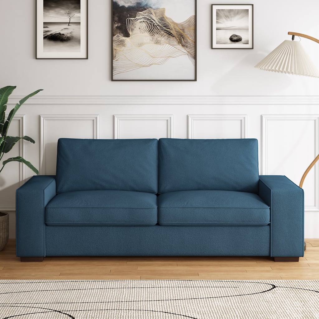80" Sofa Couch Upholstered Loveseat for Living Room