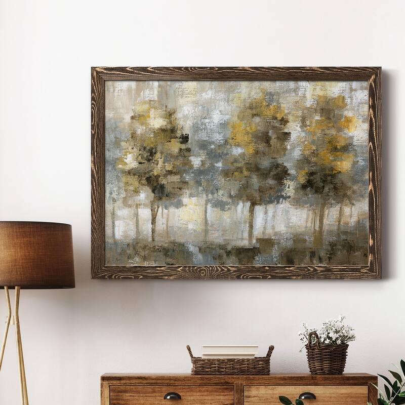 Linen Trees-Premium Framed Canvas - Ready to Hang