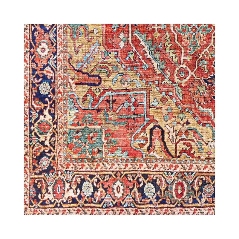 Livabliss Iris Persian Medallion Printed Area Rug