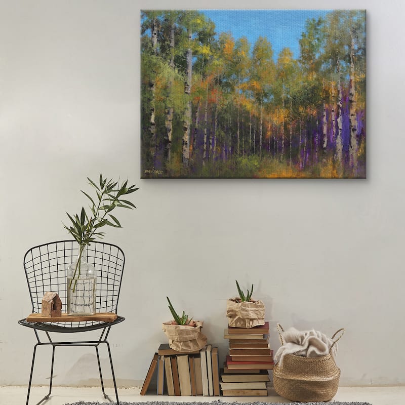Aspen Autumn by Thomas Stotts Canvas Art Print