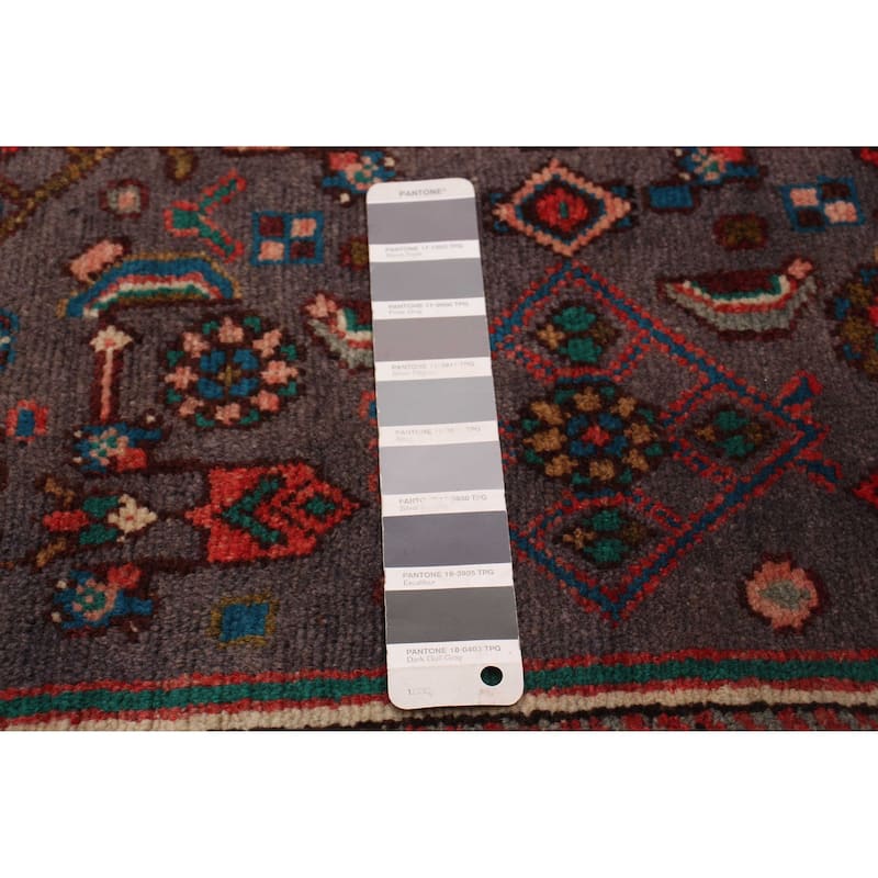 ECARPETGALLERY Hand-knotted Andelz Grey Wool Rug - 3'1 x 10'0