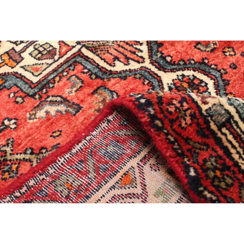 ECARPETGALLERY Hand-knotted Andelz Red Wool Rug - 3'5 x 6'6