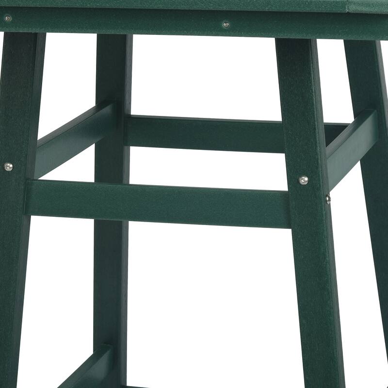Laguna Hdpe All Weather Outdoor Patio 30" Square Counter Bistro Table
