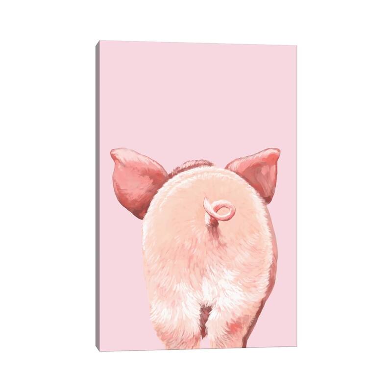 iCanvas "Pig Butt" by Big Nose Work Canvas Print