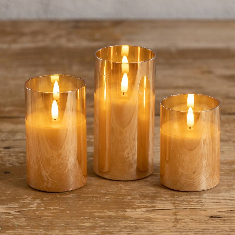 Champagne Glass 3D Flame Candle
