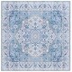 preview thumbnail 46 of 48, SAFAVIEH Tucson Betzy Transitional Machine Washable Rug 6' Square - Light Blue/Blue - Square