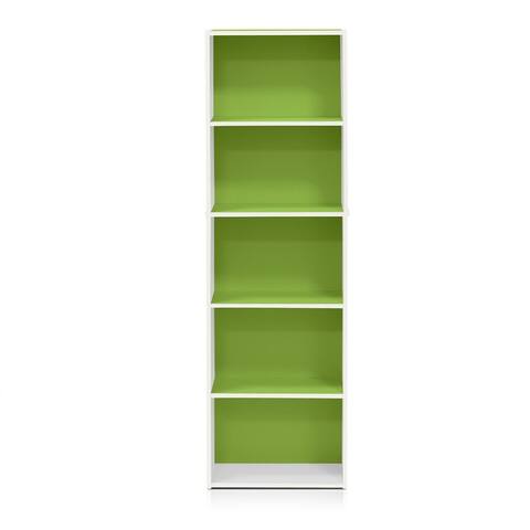 Porch & Den Hollygrove Reversible Color 5-tier Open Shelf Bookcase