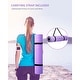 preview thumbnail 18 of 33, TPE Yoga Mat Non Slip Women and Men Pilates Mat with Carrying Strap Purple