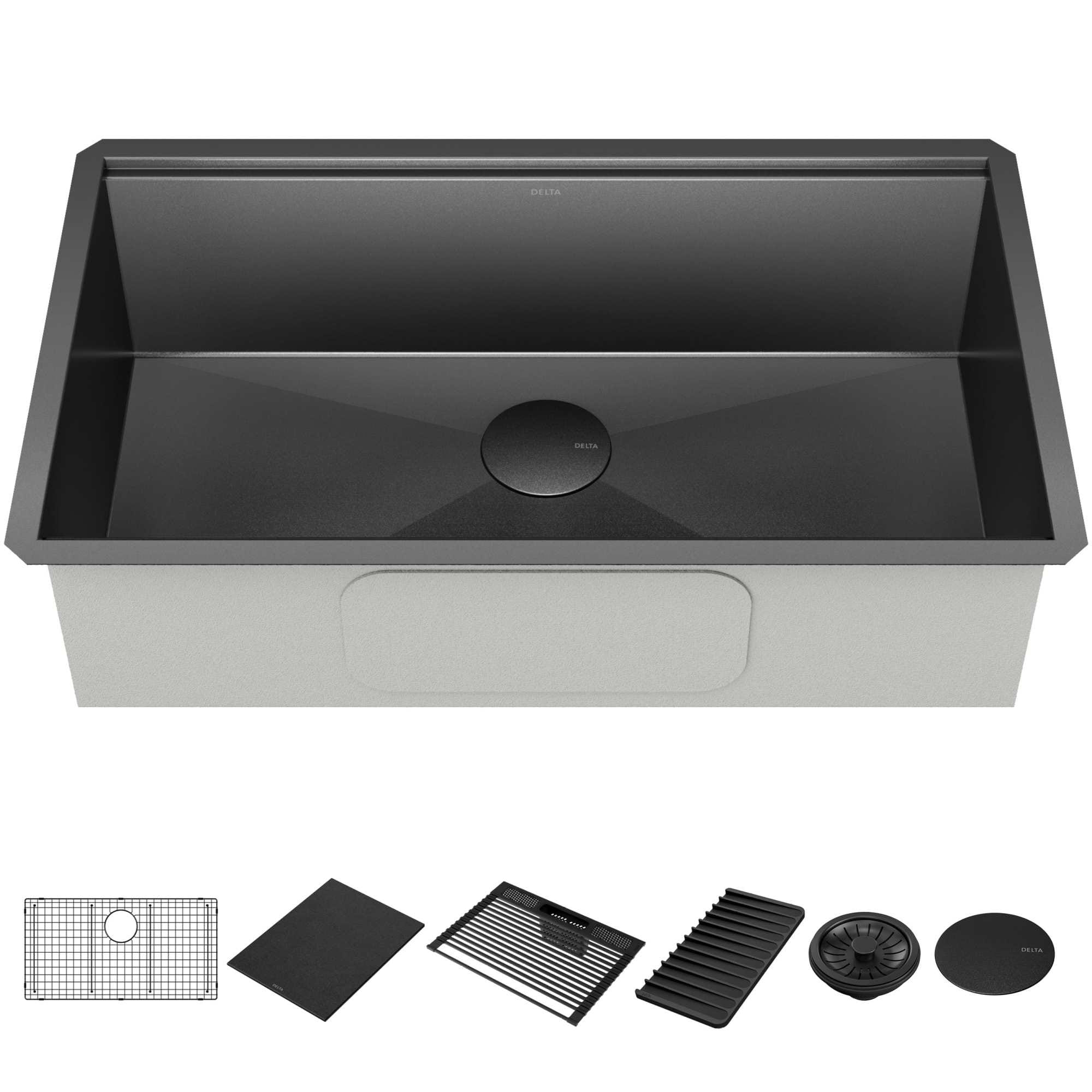Delta 95B9031-32S Rivet 32" Undermount Single Basin Stainless Steel