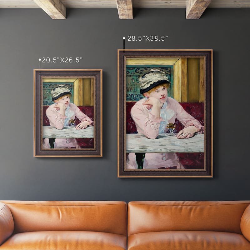 Plum Brandy Premium Framed Canvas- Ready to Hang