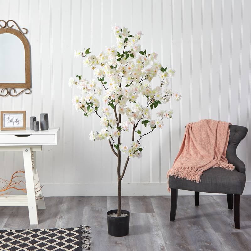 6' Cherry Blossom Artificial Tree - 6"