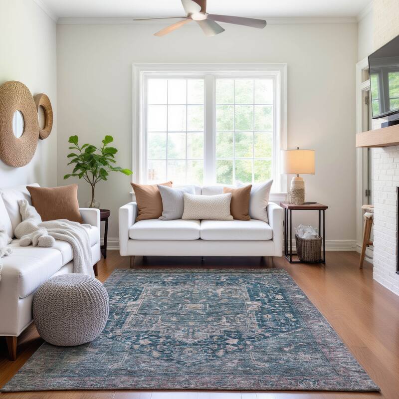 Premium Washable Super Soft Vintage Traditional Mayfield Rug