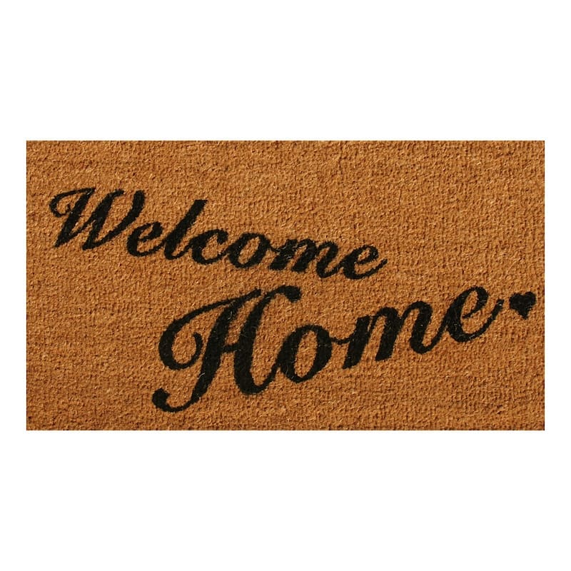 Rubber-Cal "Simple and Loving" - Welcome Home Doormat 15mm X 18" X 30"