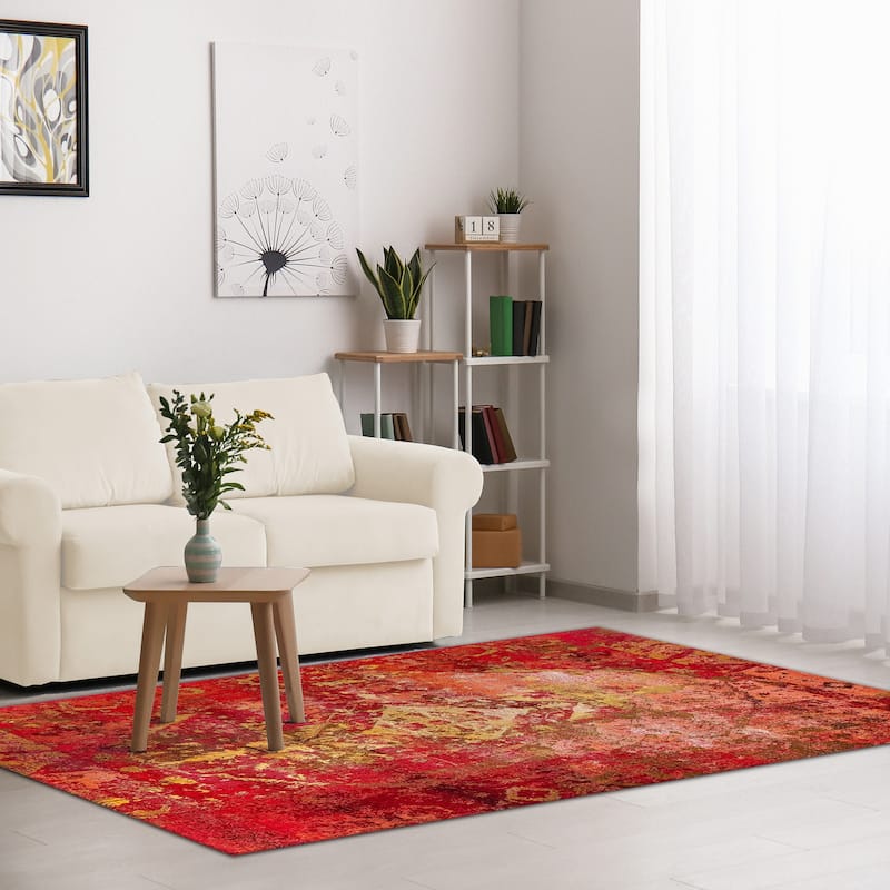 Liora Manne Marina Kermin Indoor/Outdoor Rug - 3'3" x 4'11" - Saffron