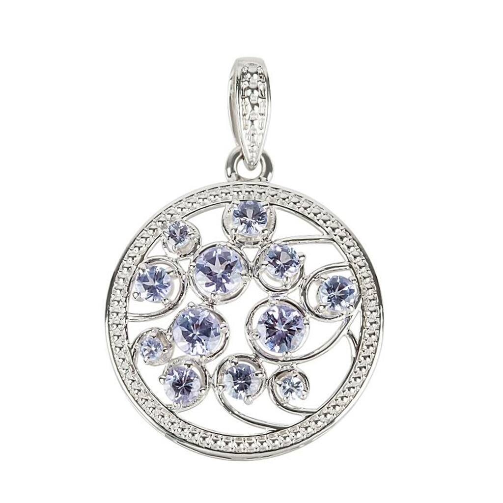 925 Sterling Silver Tanzanite Pendant