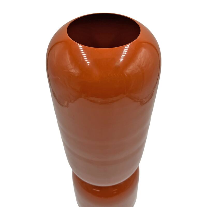 19 Inch Tall Decorative Handmade Iron Cylinder Flower Vase