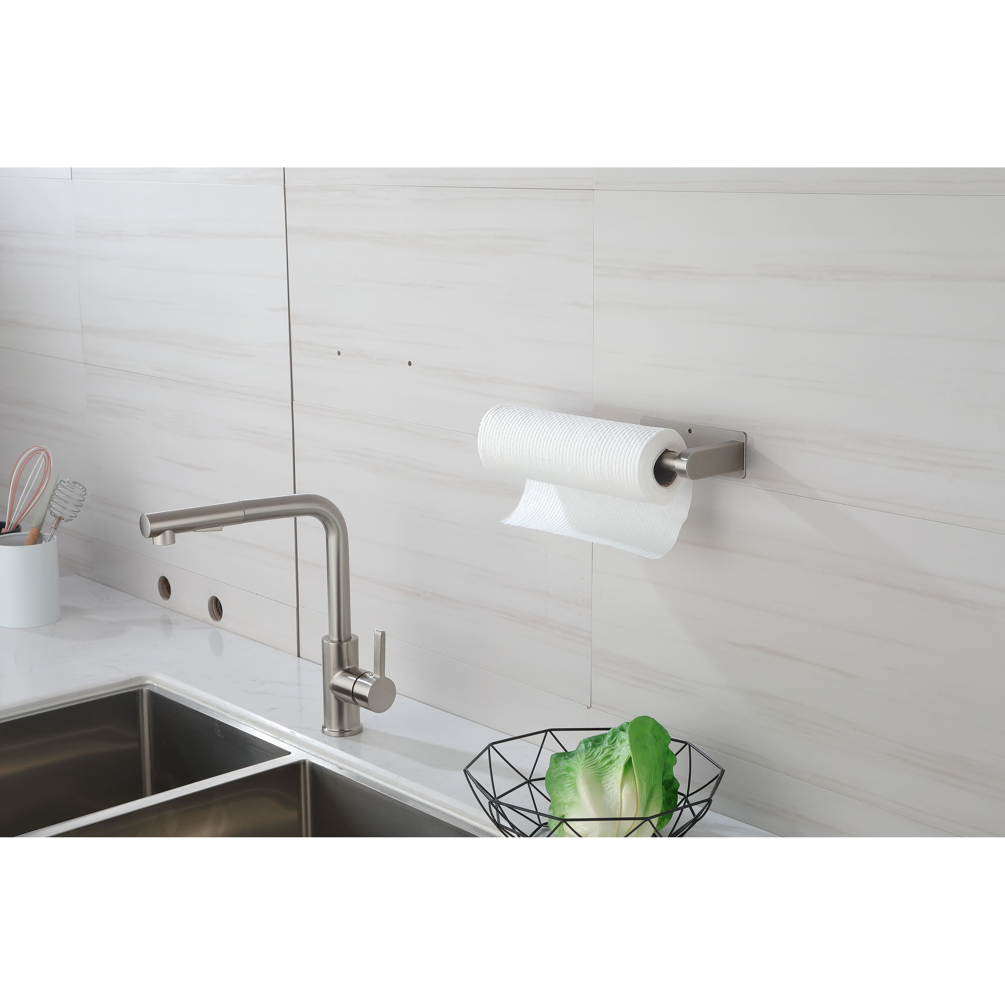 Paper Towel Holders,Paper Towels Rolls for Kitchen Brushed Nickel